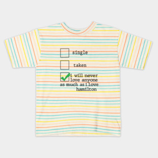 Love Hamilton Musical Kids T-Shirt