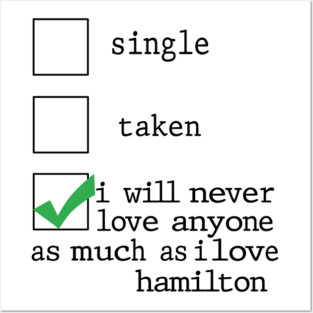 Love Hamilton Musical Posters and Art