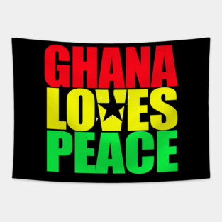 Ghana Loves Peace Tapestry