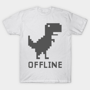 Offline Dinosaur T-Shirt
