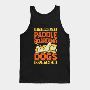 Standup Paddleboarding Dog Lover Gift Tank Top