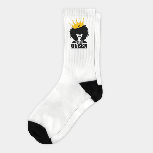 Black Queen, Black Woman, Black Girl Magic Socks by UrbanLifeApparel