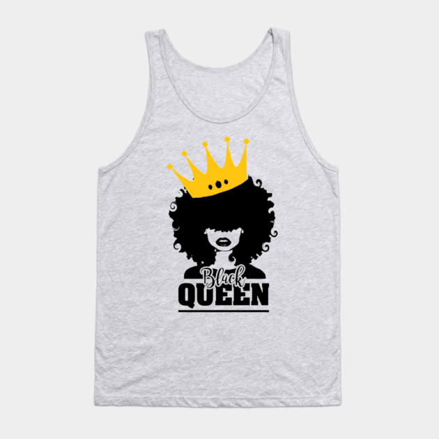 Black Queen, Black Woman, Black Girl Magic Tank Top by UrbanLifeApparel