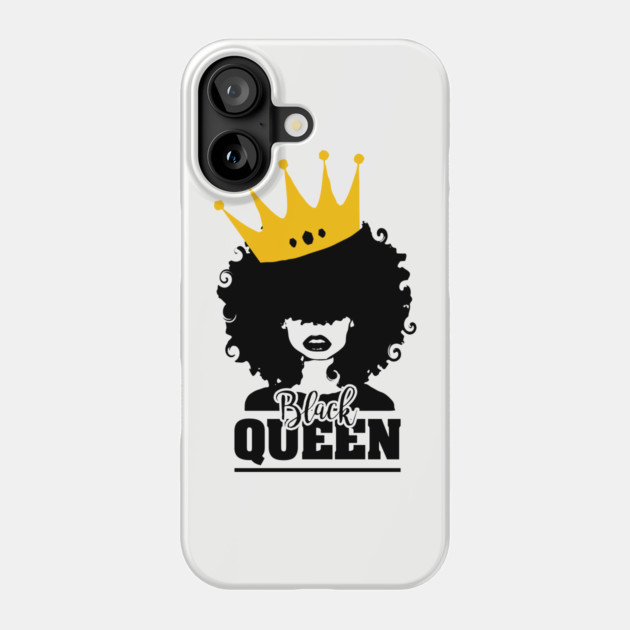 Black Queen, Black Woman, Black Girl Magic Phone Case by UrbanLifeApparel
