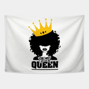 Black Queen, Black Woman, Black Girl Magic Tapestry