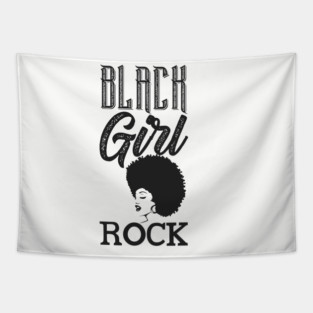 Black Girl Rock, Black Queen, Black Woman, Black Girl Magic Tapestry
