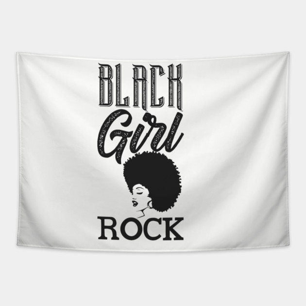 Black Girl Rock, Black Queen, Black Woman, Black Girl Magic Tapestry by UrbanLifeApparel