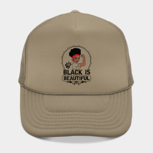 Black is Beautiful, Black Queen, Black Woman, Black Girl Magic Hat