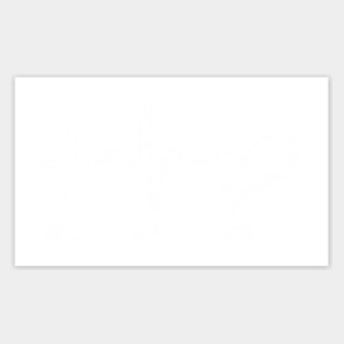 Faith, hope and love Sticker