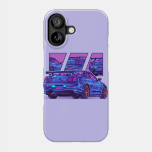 Skyline Gtr R34 car sport Phone Case