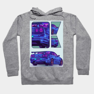 Skyline Gtr R34 Hoodie