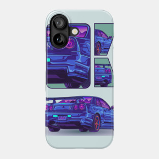Skyline Gtr R34 Phone Case