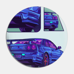 Skyline Gtr R34 Pin
