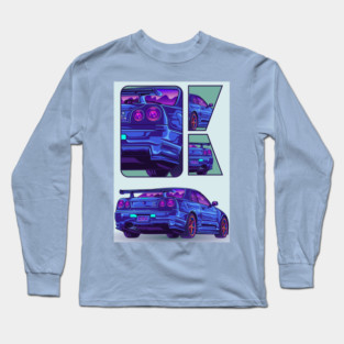 Skyline Gtr R34 Long Sleeve T-Shirt