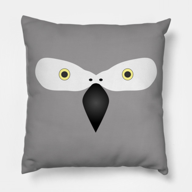 African Grey Parrot Halloween Costume Pillow by Einstein Parrot