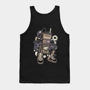 Vintage radio monster Tank Top