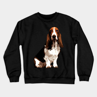Basset Hound Crewneck Sweatshirt