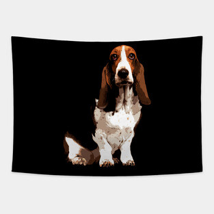 Basset Hound Tapestry