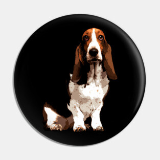 Basset Hound Pin