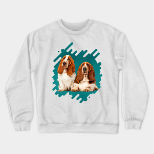 Basset Hound Crewneck Sweatshirt