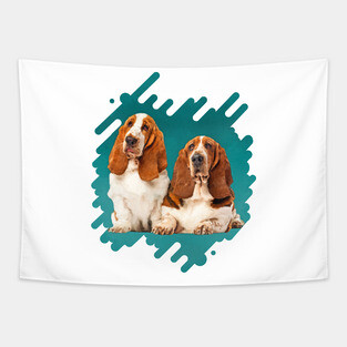 Basset Hound Tapestry