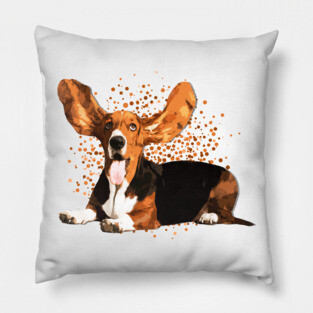 Basset Hound Pillow