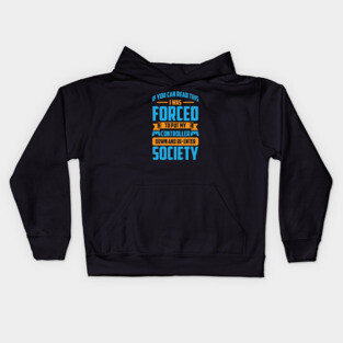 Funny Forced Gamer Kids Hoodie