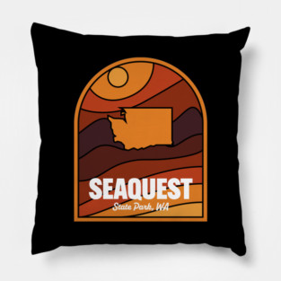 Seaquest State Park Washington Pillow
