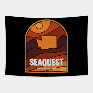 Seaquest State Park Washington Tapestry