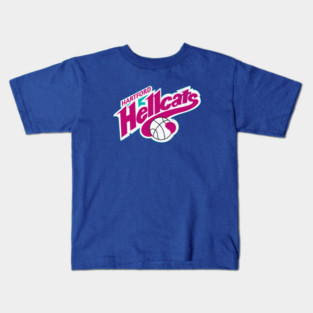 Defunct Hartford Hellcats CBA Basketball 1993 Kids T-Shirt