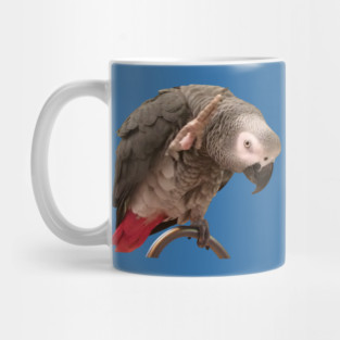 African Grey Parrot Funny Wave Mug