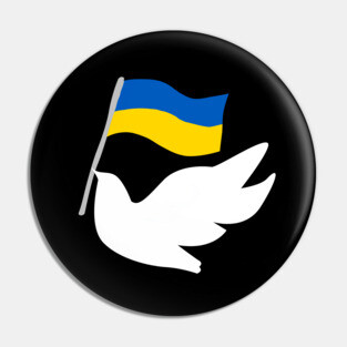 Ukraine Support No War Promote Peace Pin