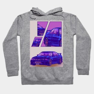Skyline Gtr R33 Minimalist Sports Hoodie