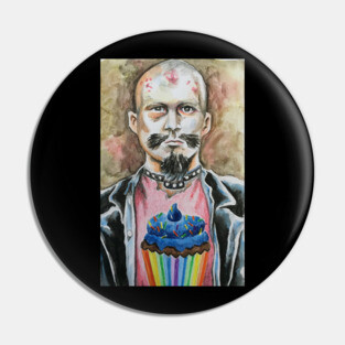 fun and frolic with GG Allin punk hardcore scum cupcakes Pin