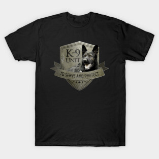 K-9 Unit  -Police  Unit- German Shepherd T-Shirt