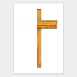 John 3:16 Bible Quotes Christian Cross Sticker