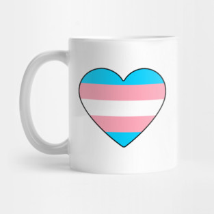 Trans Pride Heart Mug