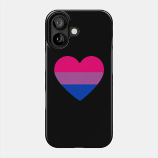 Bisexual Pride Heart Phone Case