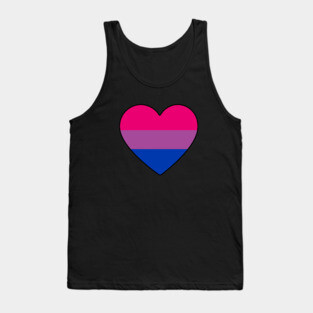 Bisexual Pride Heart Tank Top