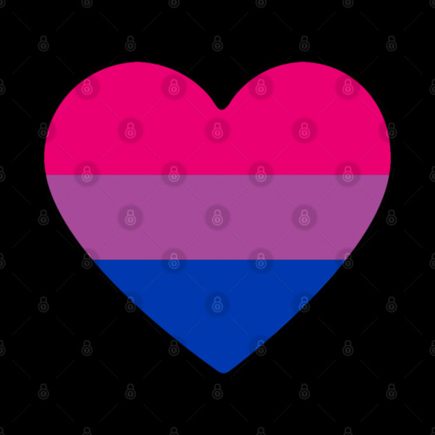 Bisexual Pride Heart by LittleGreenHat