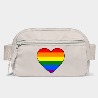 Gay Pride Heart Bag