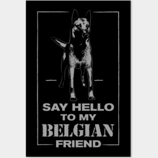 Malinois - Belgian shepherd -Mechelaar Posters and Art