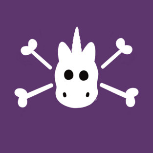 Unicorn Skull & Bones T-Shirt