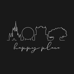 Happy Place - Dark T-Shirt