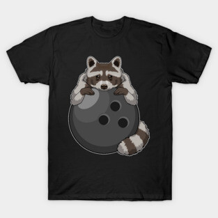 Raccoon Bowling Bowling ball T-Shirt