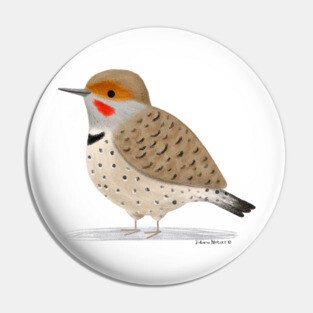 Northern Flicker Bird Pin