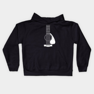 Acoustic Guitar Player Gift Kids Hoodie