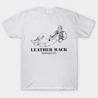 Leather Rack Vintage Gay Retro LGBT T-Shirt