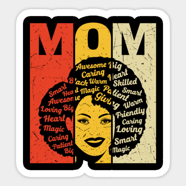 Black Mom, Mothers Day, Black Girl Magic Magnet by UrbanLifeApparel