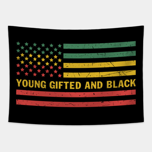 Young gifted and black Tapestry by UrbanLifeApparel